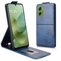 Motorola Moto G06/G06 Power vertikalt flip-etui med stativ