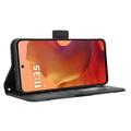 Motorola Moto G15/G15 Power Lommebok-deksel med Kortholder - Svart