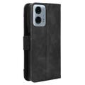 Motorola Moto G34 Lommebok-deksel med Kortholder - Svart