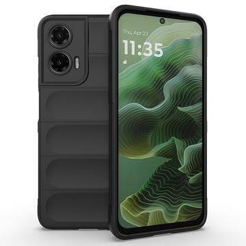 Motorola Moto G35 Rugged TPU-deksel - Svart