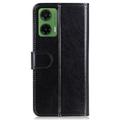 Motorola Moto G35 Lommebok-deksel med Magnetisk Lukning - svart