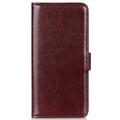 Motorola Moto G35 Lommebok-deksel med Magnetisk Lukning - brun