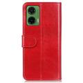 Motorola Moto G35 Lommebok-deksel med Magnetisk Lukning - Rød