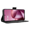 Motorola Moto G37/G37 Power/G47 Kortholder Lommebokveske - Svart