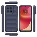 Motorola Moto G37/G47 Rugged TPU-deksel - Mørkeblå
