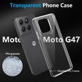Motorola Moto G37/G47 Saii 2-i-1 TPU-deksel & Beskyttelsesglass