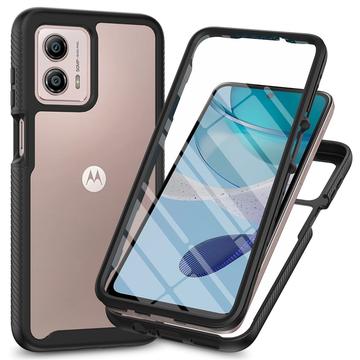 Motorola Moto G53 360 Beskyttelse Deksel - Svart / Klar