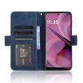 Motorola Moto G55 Kortholder Lommebokveske - blå