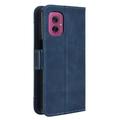 Motorola Moto G55 Kortholder Lommebokveske - blå