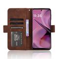 Motorola Moto G55 Kortholder Lommebokveske - brun
