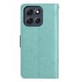 Motorola Moto G56 Butterfly Series Lommebok-deksel - Cyan