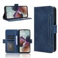 Motorola Moto G56 Kortholder Lommebokveske - blå