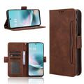 Motorola Moto G67 Power/G57 Power/G57 Kortholder Lommebokveske - brun