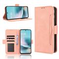 Motorola Moto G67 Power/G57 Power/G57 Kortholder Lommebokveske - Rosa