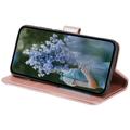 Motorola Moto G75 Mandala Series Lommebok-deksel - Roségull