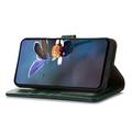 Motorola Moto G75 Lommebok-deksel i Lær med RFID - Grønn