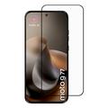 Motorola Moto G77 Full Cover Beskyttelsesglass - 9H - svart kant
