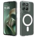 Motorola Moto G77 Power Hybrid-deksel - MagSafe-kompatibel - Gjennomsiktig