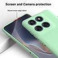 Motorola Moto G77 Power Flytende silikon-deksel med håndstropp - Grønn