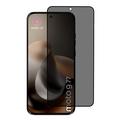 Motorola Moto G77 Privacy Full Cover Beskyttelsesglass - Svart Kant