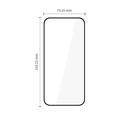 Motorola Moto G77/G67 Tech-Protect Glass Fit+ Beskyttelsesglass - 2 stk. - Svart