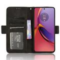 Motorola Moto G84 Lommebok-deksel med Kortholder - Svart