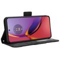 Motorola Moto G84 Lommebok-deksel med Kortholder - Svart