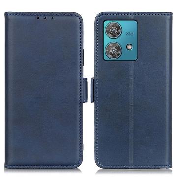 Motorola Moto G84 Lommebok-deksel med Magnetisk Lukning - Blå