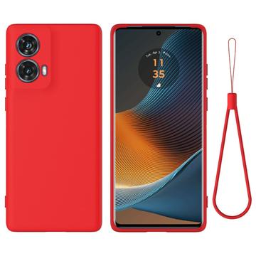 Motorola Moto G85/S50 Neo Liquid Silikondeksel - Rød