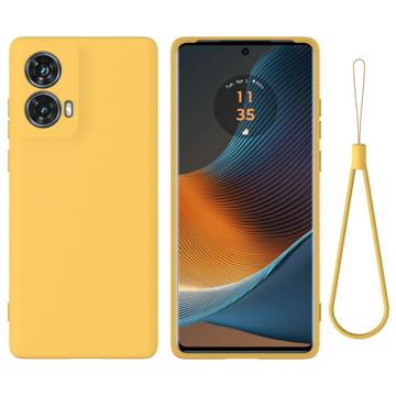 Motorola Moto G85/S50 Neo Liquid Silikondeksel - Gul