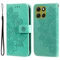 Motorola Moto G86 Mandala Series Lommebok-deksel - Grønn