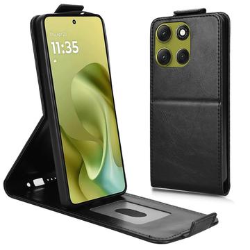 Motorola Moto G86 vertikalt flip-etui med stativ