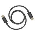 Motorola Premium USB-C til USB-C Kabel SJCX0CCB15 - 1.5m - Svart / Grå