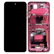 Motorola Razr 50 Ultra Frontdeksel & LCD-skjerm - Varm Rosa
