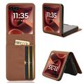 Motorola Razr 60 Ultra/70 Ultra FlexCard-etui i karbonfiber med kortspor