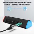 Ladestasjon med flere porter for Nintendo Switch / Switch OLED (LAN-modell) Bærbart ladestativ for spillkonsoll med 1000 Mbs LAN / 4K HD / Type-C / USB-porter Støtter TV-modus