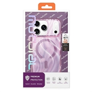 iPhone 18 Pro Max/17 Pro Max Mutural magnetisk glitrende hybrid-deksel - lilla