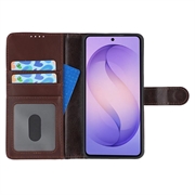 Samsung Galaxy S26 MyTPhone CardMate lommebokveske i lær - mørkebrun