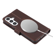 Samsung Galaxy S26+ MyTPhone CardMate lommebokveske i lær - mørkebrun