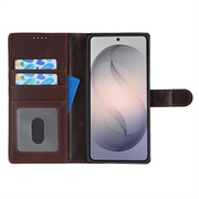 Samsung Galaxy S26 Ultra MyTPhone CardMate lommebokveske i lær - mørkebrun