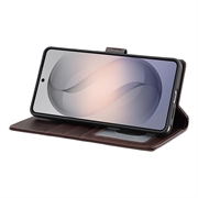 Samsung Galaxy S26 Ultra MyTPhone CardMate lommebokveske i lær - mørkebrun