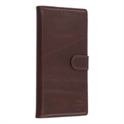 Samsung Galaxy S26 Ultra MyTPhone CardMate lommebokveske i lær - mørkebrun