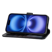 iPhone 17e MyTPhone CardMate lommebokveske i lær - svart