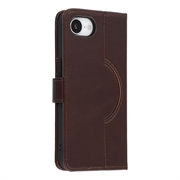 iPhone 17e MyTPhone CardMate lommebokveske i lær - mørkebrun