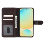 Samsung Galaxy S24 FE MyTPhone CardMate lommebokveske i lær - mørkebrun