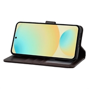 Samsung Galaxy S24 FE MyTPhone CardMate lommebokveske i lær - mørkebrun