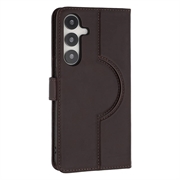 Samsung Galaxy S24 FE MyTPhone CardMate lommebokveske i lær - mørkebrun