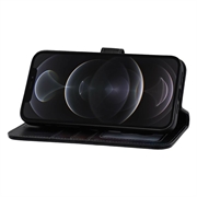 iPhone 12/12 Pro MyTPhone CardMate lommebokveske i lær