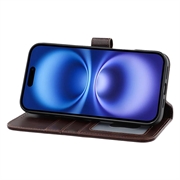 iPhone 17 MyTPhone CardMate lommebokveske i lær - mørkebrun