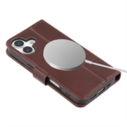 iPhone 17 MyTPhone CardMate lommebokveske i lær - mørkebrun